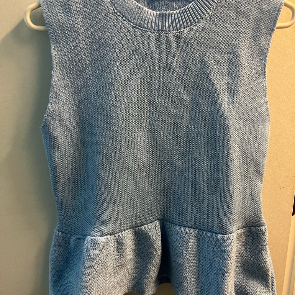 Commense Sky Blue Knit Sweater